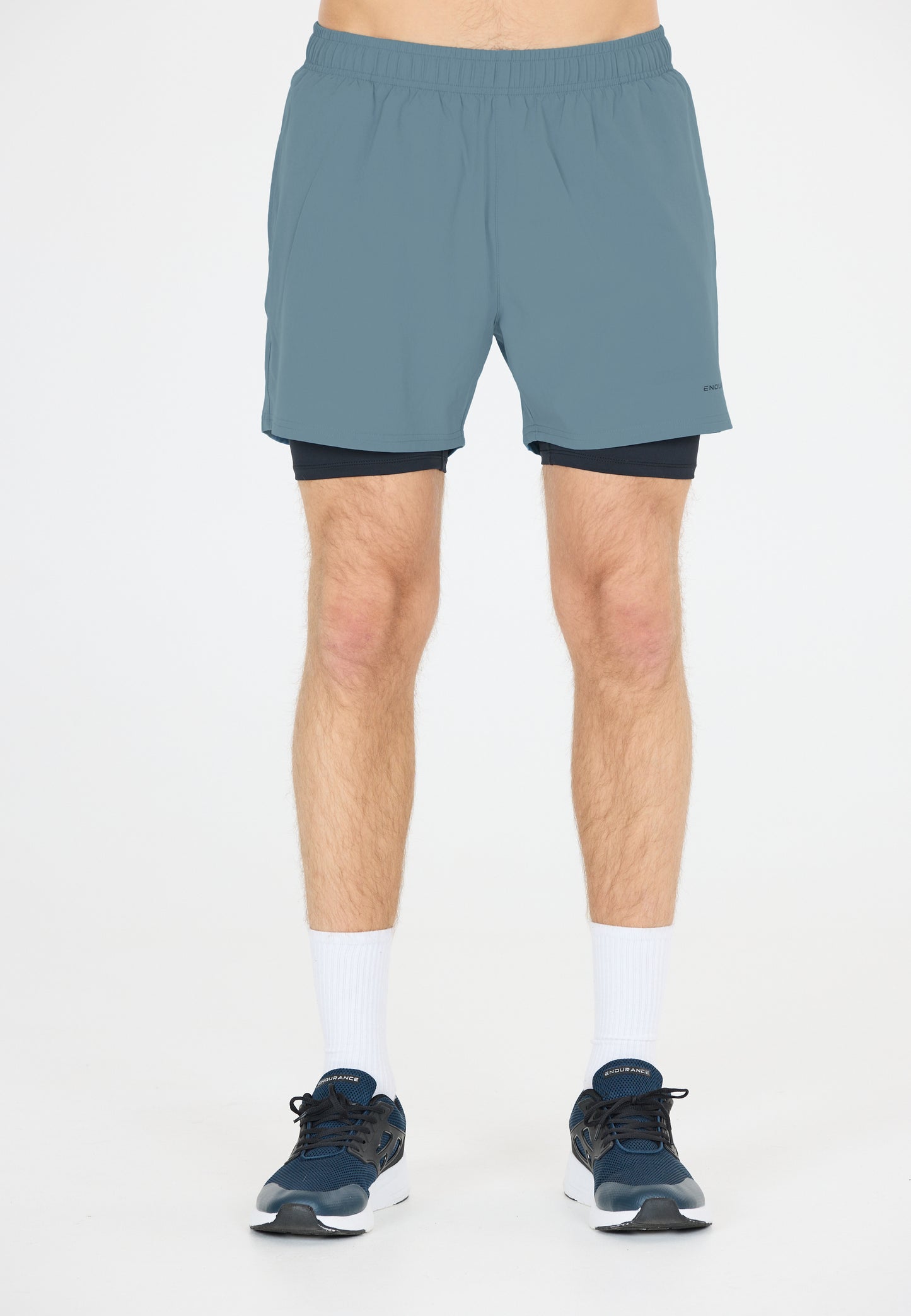 ENDURANCE MENS KROS 2IN1 SHORTS