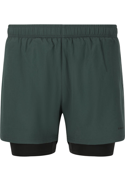 ENDURANCE MENS KROS 2IN1 SHORTS