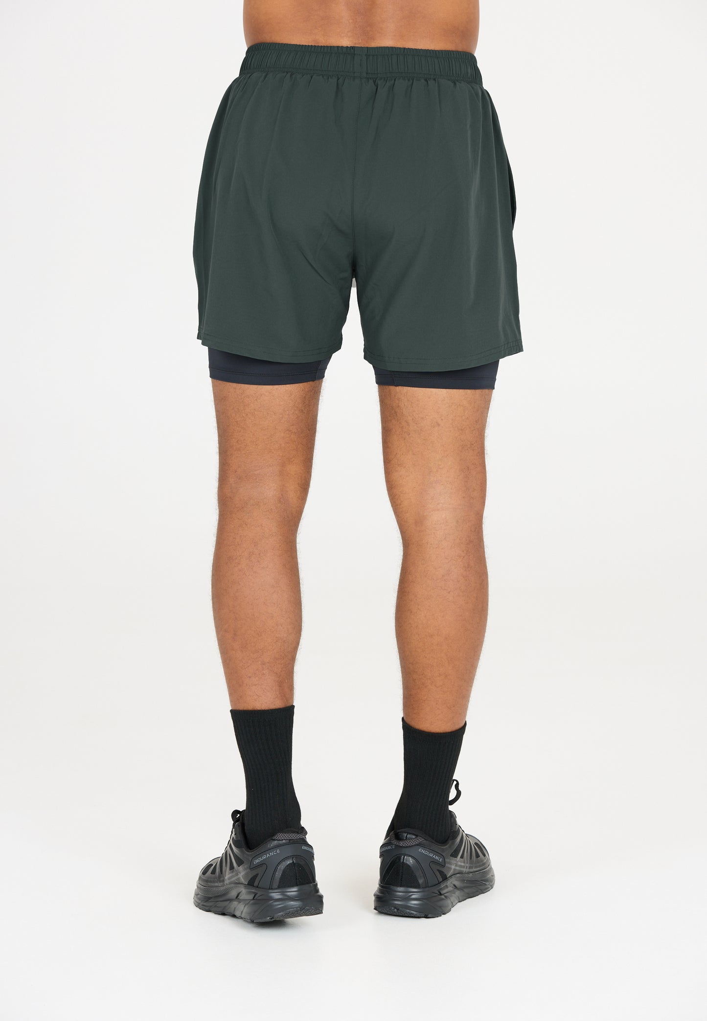 ENDURANCE MENS KROS 2IN1 SHORTS