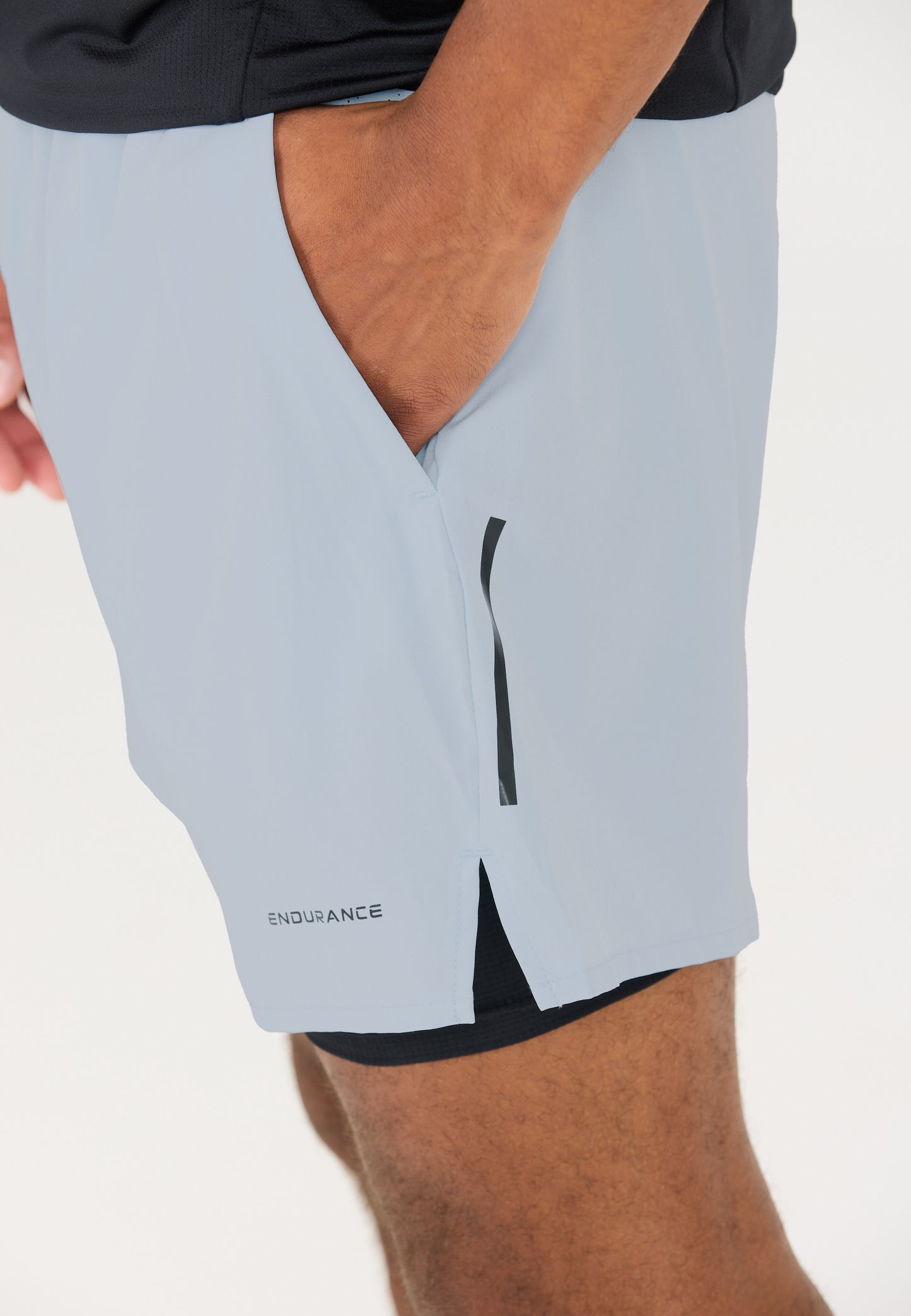 ENDURANCE MENS BING 2IN1 SHORTS