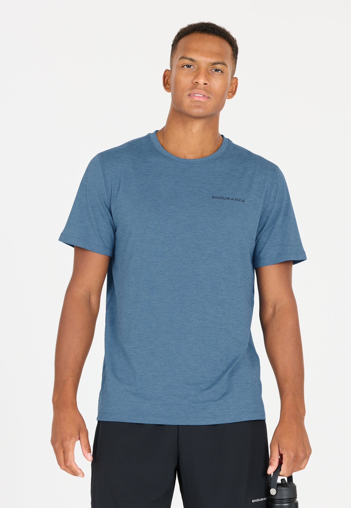 ENDURANCE MENS ABDON MELANGE S/S TEE