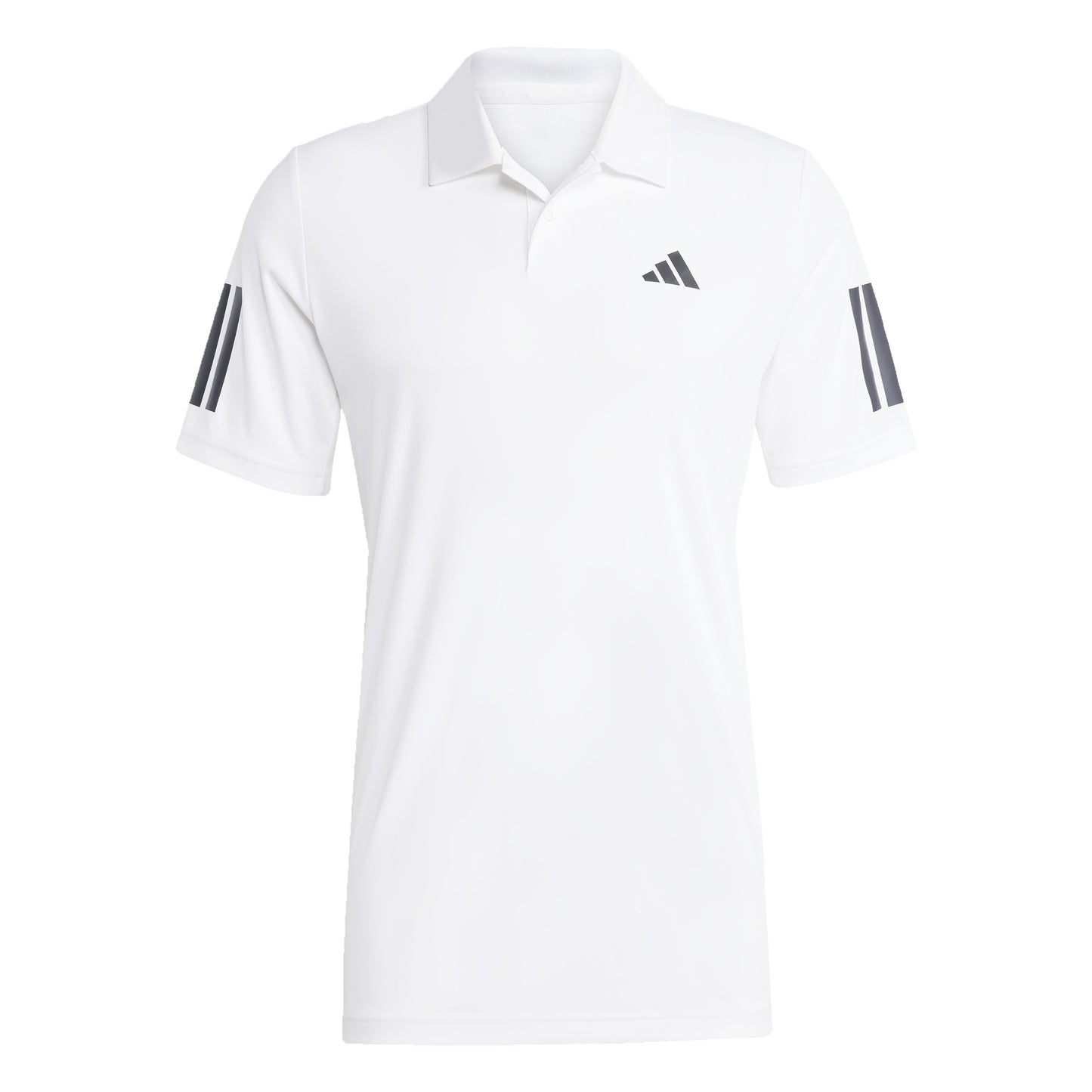 ADIDAS MENS CLUB 3 STRIPE TENNIS POLO SHIRT