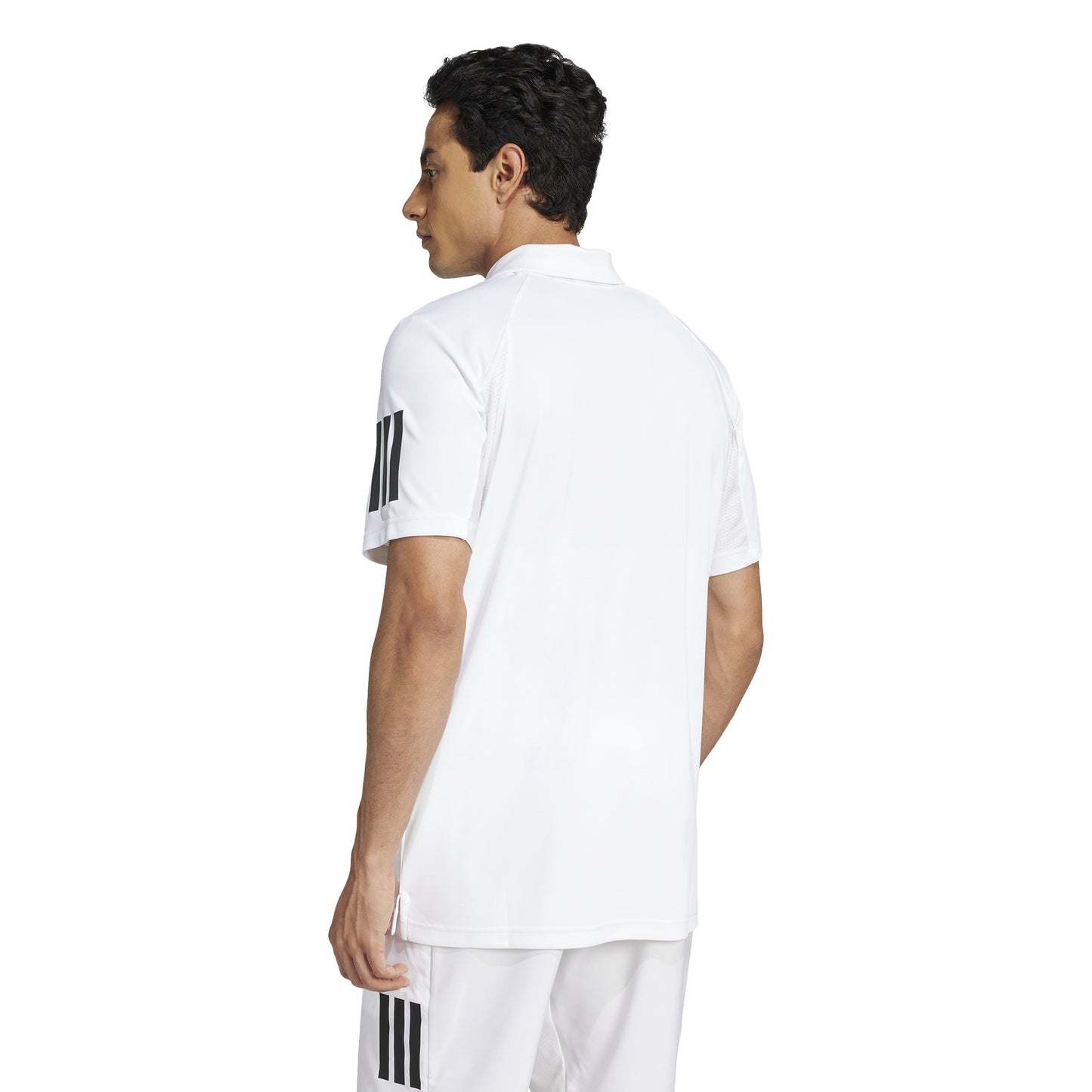 ADIDAS MENS CLUB 3 STRIPE TENNIS POLO SHIRT