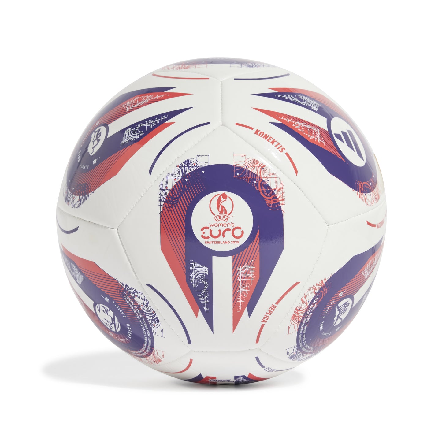 ADIDAS WOMENS EURO 2025 CLUB BALL