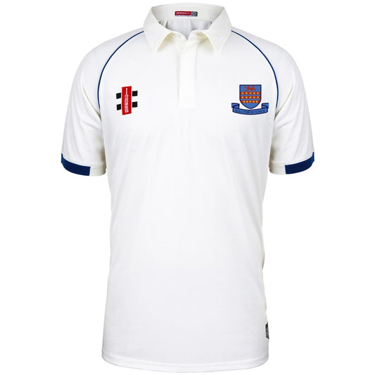 GRAY-NICOLLS KINGS STANLEY CC SENIOR MATRIX V2 S/S PLAYERS SHIRT