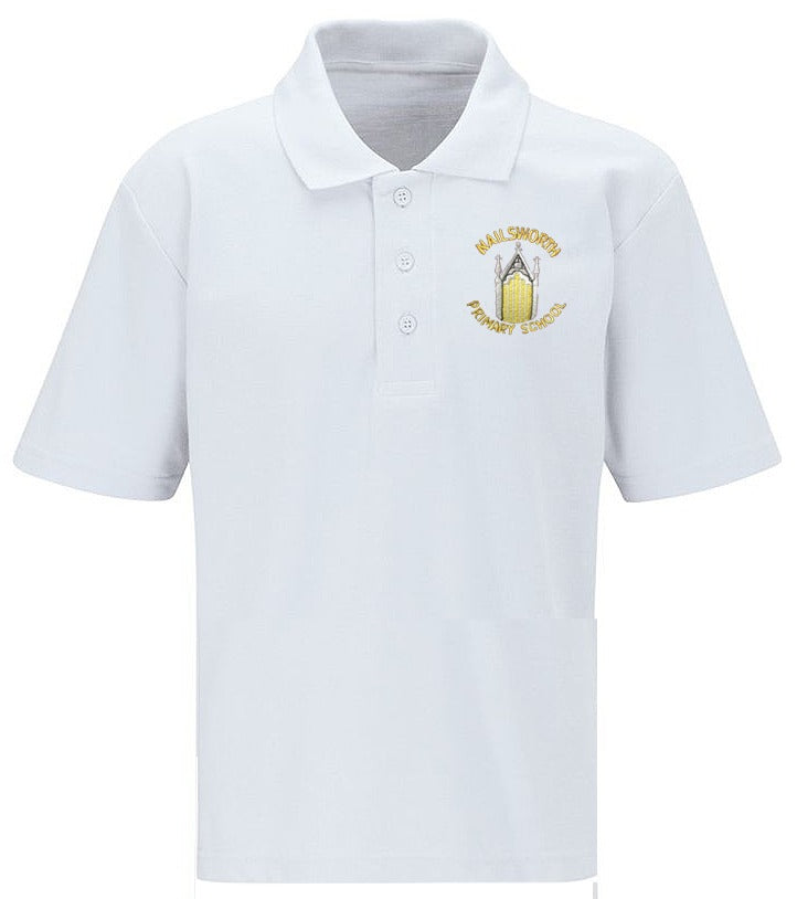 NAILSWORTH POLO SHIRT-WHITE