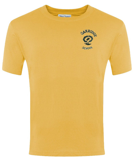 OAKRIDGE PE T-SHIRT- GOLD