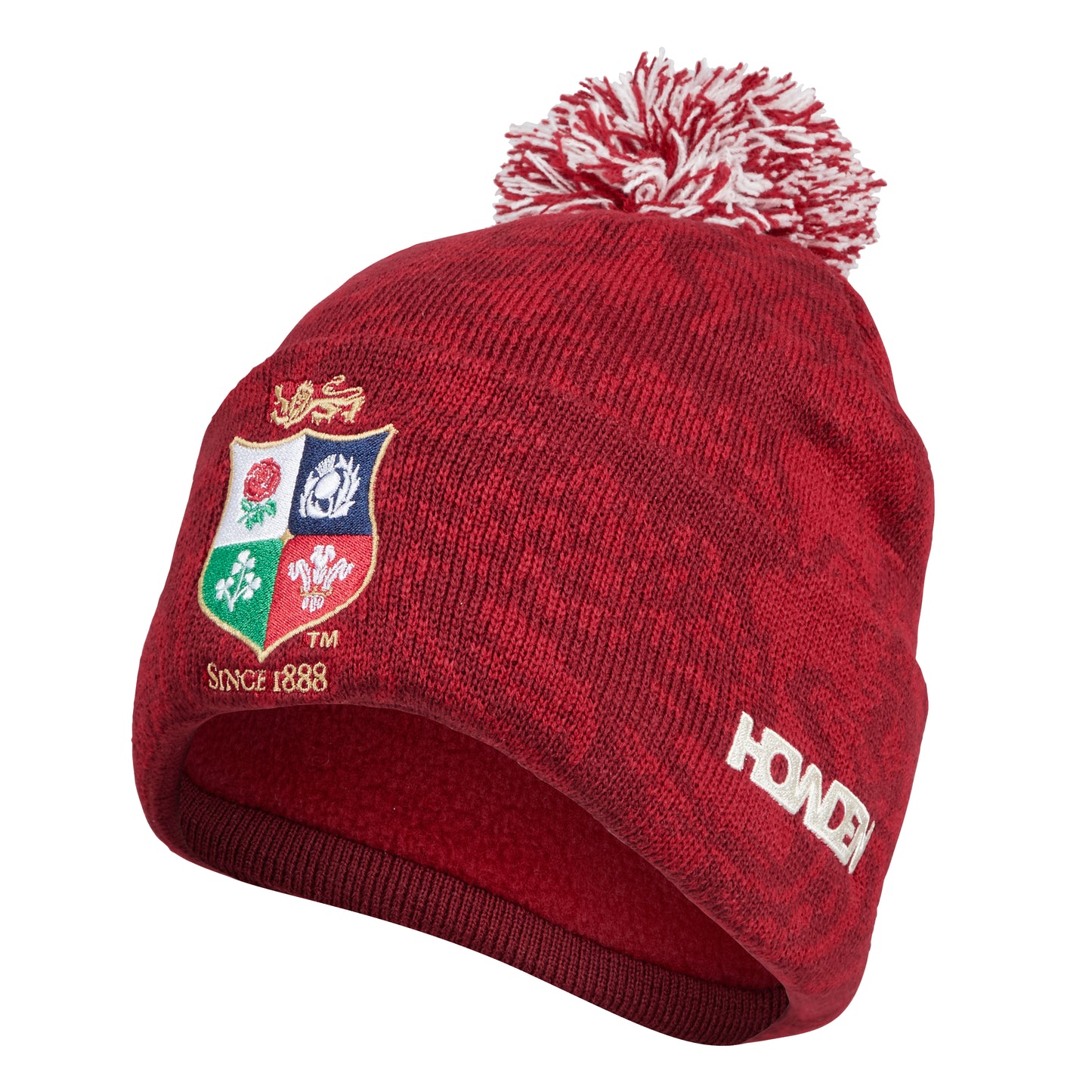 CANTERBURY BRTISH & IRISH LIONS FLEECE LINED BOBBLE HAT