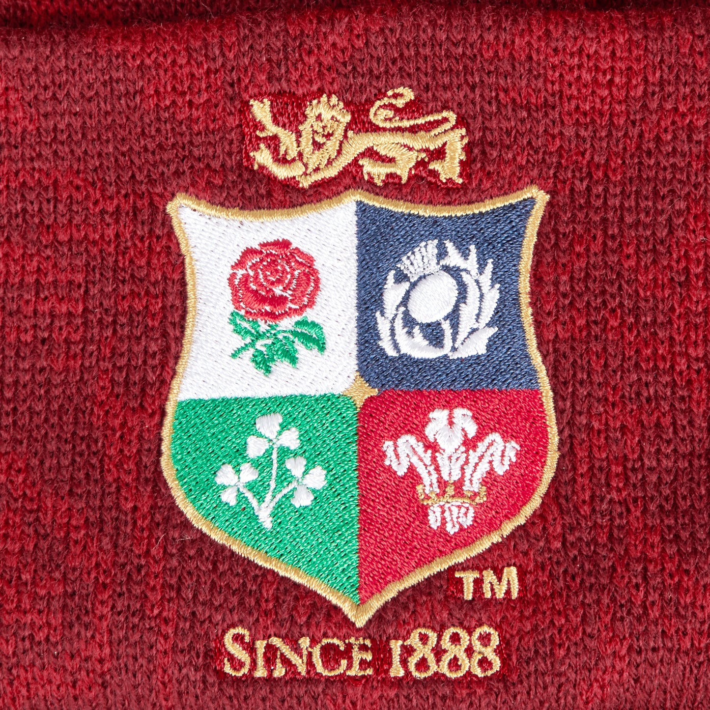 CANTERBURY BRTISH & IRISH LIONS FLEECE LINED BOBBLE HAT