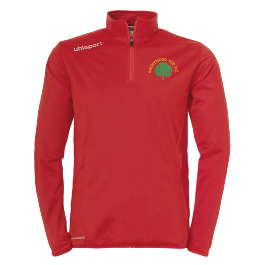 UHLSPORT SHORTWOOD UNITED YOUTH FC JUNIOR ESSENTIAL HALF ZIP TOP