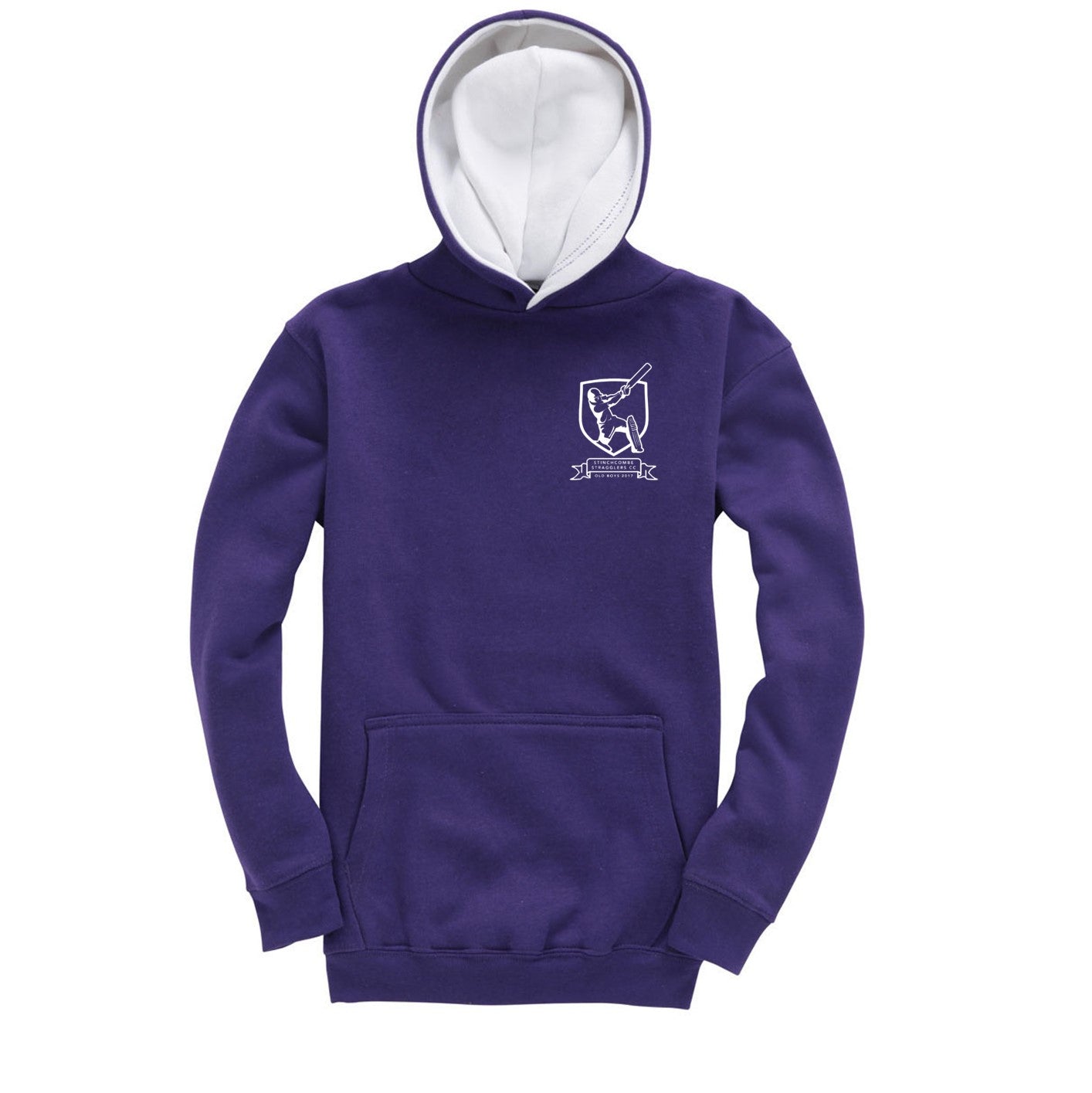 STINCHCOMBE STRAGGLERS CC JUNIOR CONTRAST HOODIE