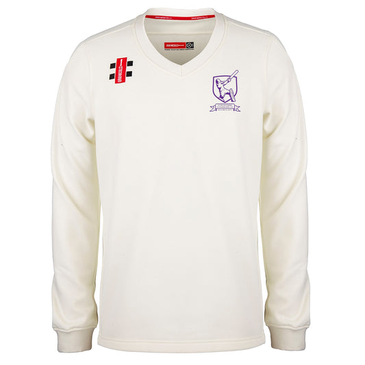 GRAY-NICOLLS STINCHCOMBE STRAGGLERS CC JUNIOR PRO PERFORMANCE SWEATER