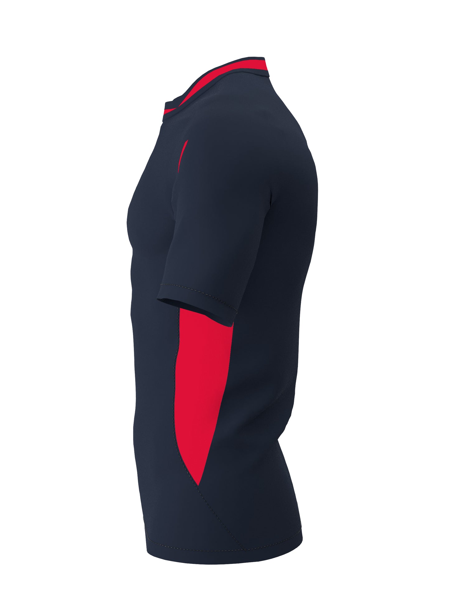 STROUD HOCKEY CLUB JUNIOR PRO TRAINING TEE - NAVY/RED