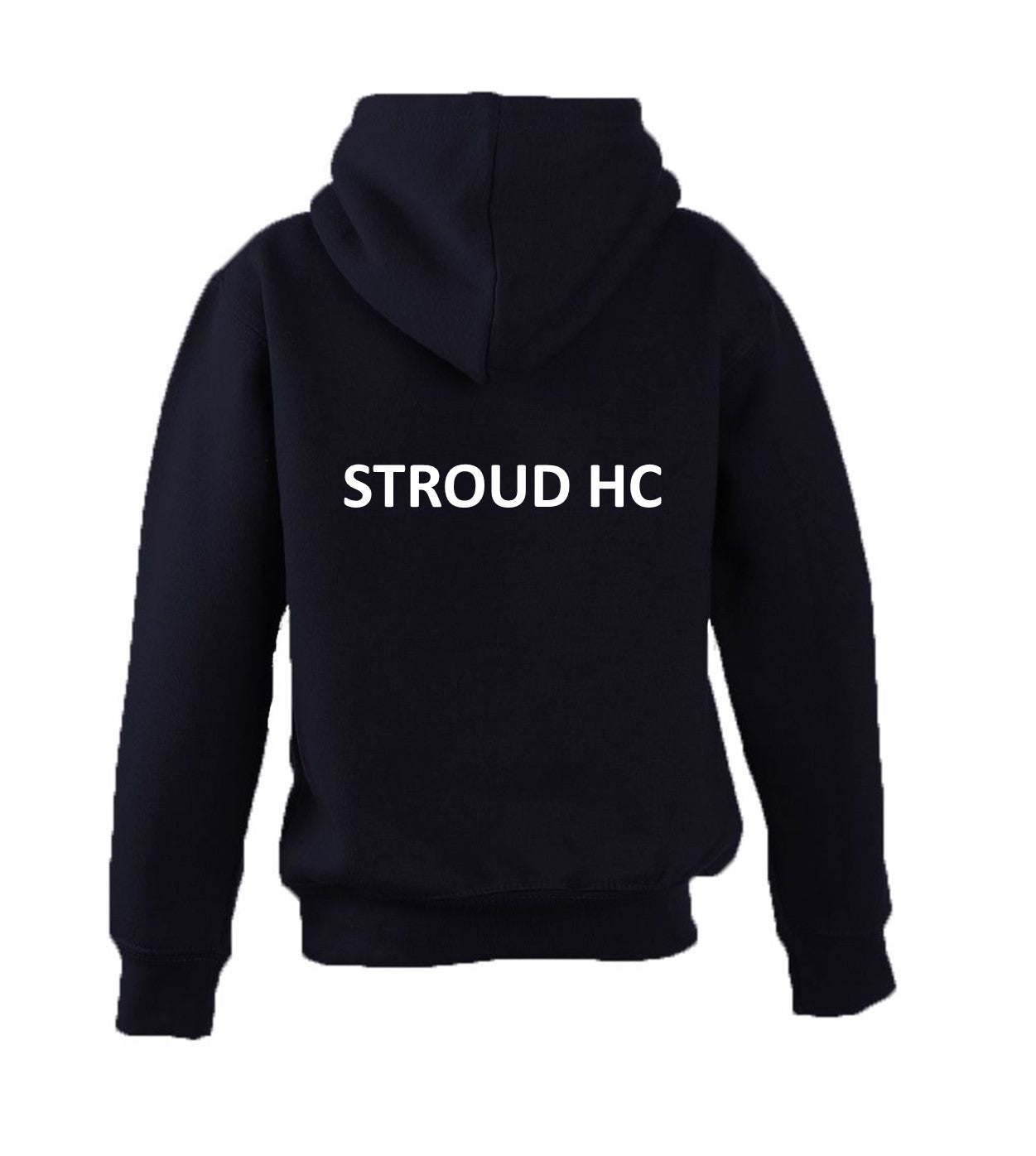 STROUD HOCKEY CLUB JUNIOR CONTRAST HOODIE - NAVY/GREY