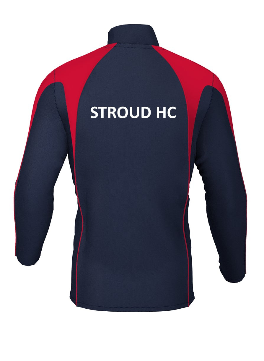 STROUD HOCKEY CLUB SENIOR PRO MIDLAYER - NAVY/RED