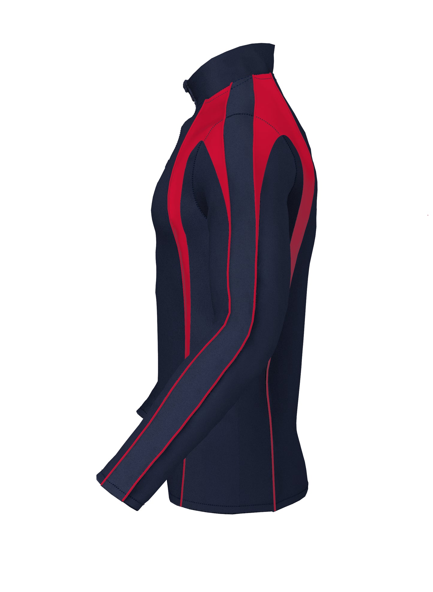 STROUD HOCKEY CLUB SENIOR PRO MIDLAYER - NAVY/RED