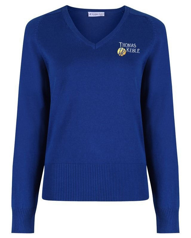 THOMAS KEBLE V NECK JUMPER - SNR