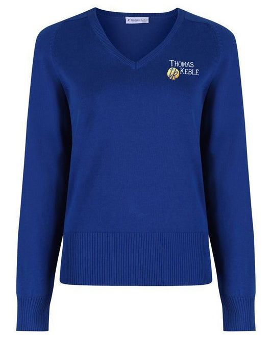 THOMAS KEBLE V NECK JUMPER - JNR