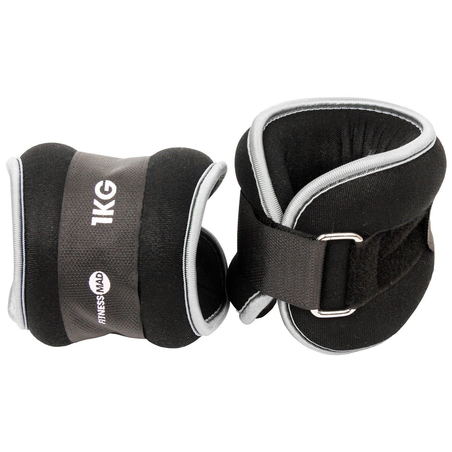 FITNESS MAD NEOPRENE WRIST & ANKLE WEIGHTS 1KG