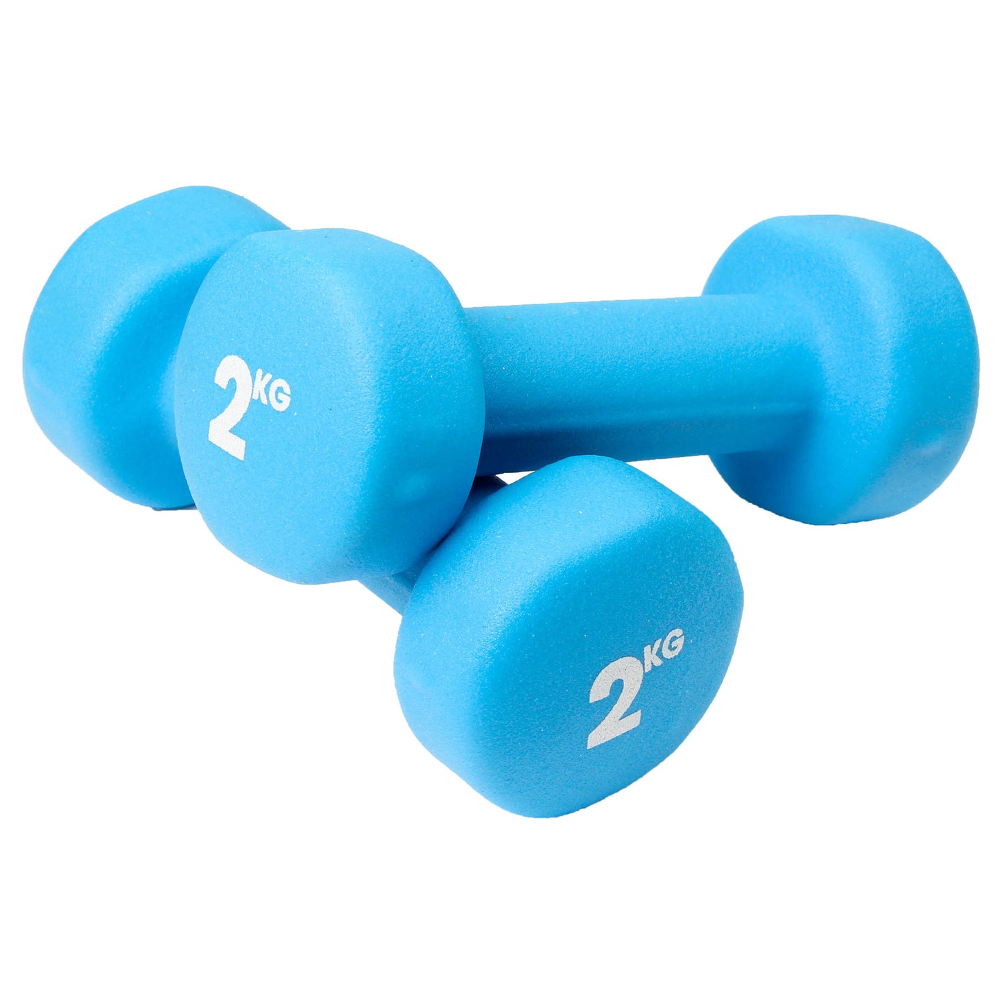 FITNESS MAD 2KG NEOPRENE DUMBBELLS