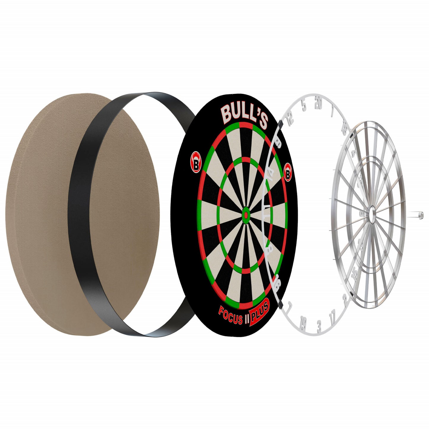 BULL'S DARTS FOCUS II PLUS DARTBOARD