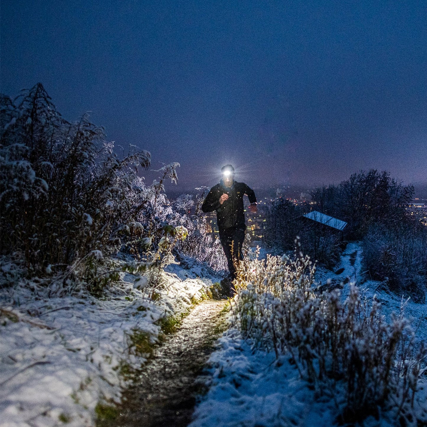 LED LENSER NEO5 RECHARGEABLE HEAD TORCH & CHEST STRAP