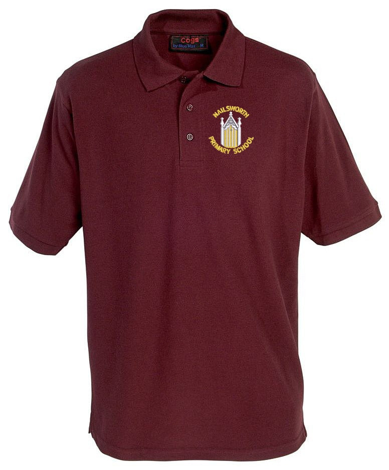 NAILSWORTH POLO SHIRT-MAROON SNR