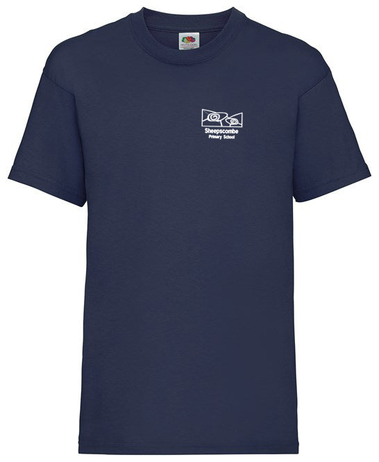 SHEEPSCOMBE P.E. T-SHIRT - NAVY