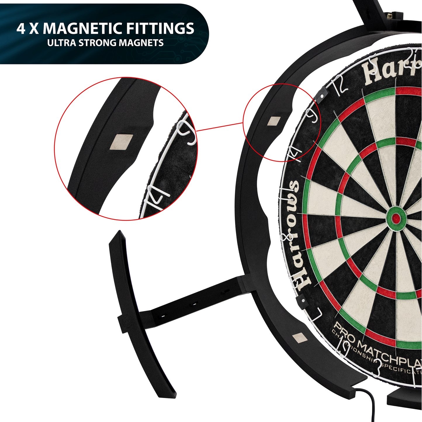 HARROWS TRI-LIGHT DARTBOARD LIGHT