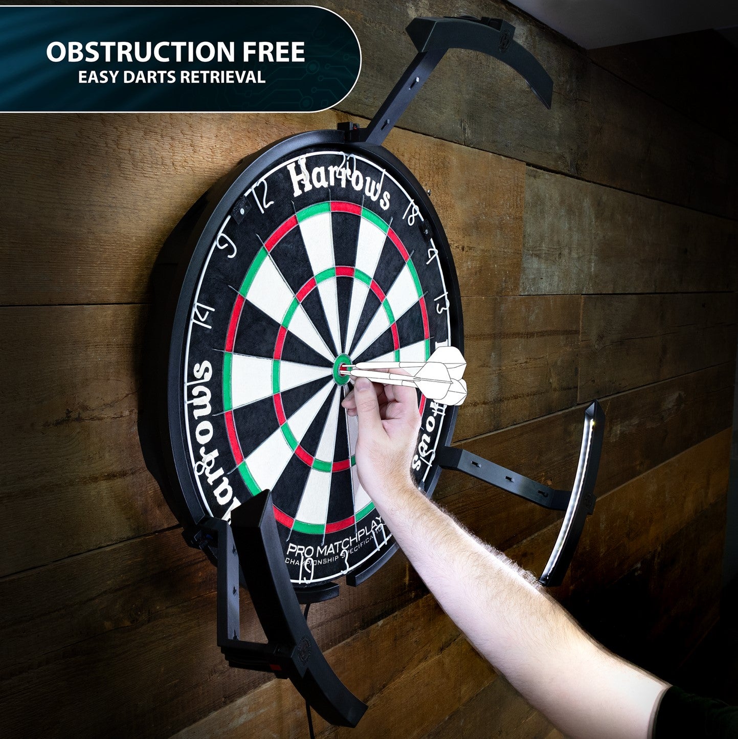 HARROWS TRI-LIGHT DARTBOARD LIGHT